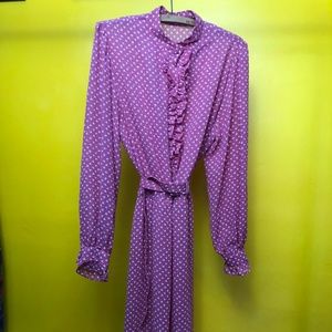 Vintage Ruffle Prairie Dress